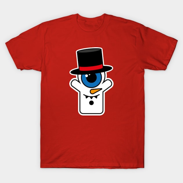 Snow Monstrosity • Merry Scary X-mas T-Shirt by hilariouslyserious